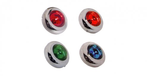 LUZ OJO VENADO METAL CROMADO