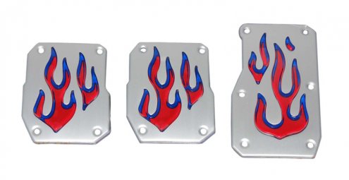 PEDAL FLAMAS C/LUZ ESTÃNDAR (3 PZAS)