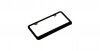 PORTAPLACA PLASTICO LISO NEGRO