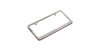 PORTAPLACA PLASTICO LISO CROMADO