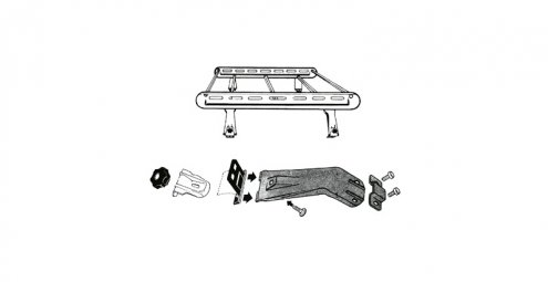 CANASTILLA PORTAEQUIPAJE AL BOTAGUAS 1MX1M UNIVERSAL